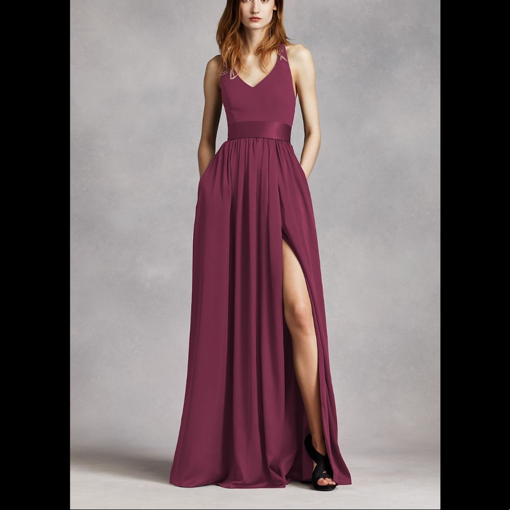 White by Vera Wang Bridesmaid Dress